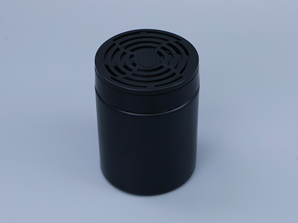 Black Vented Solid Balm Container