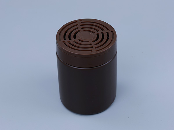 Brown Vented Gel Freshener Container