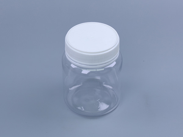 Clear Wide-Mouth Jar with White Screw Lid
